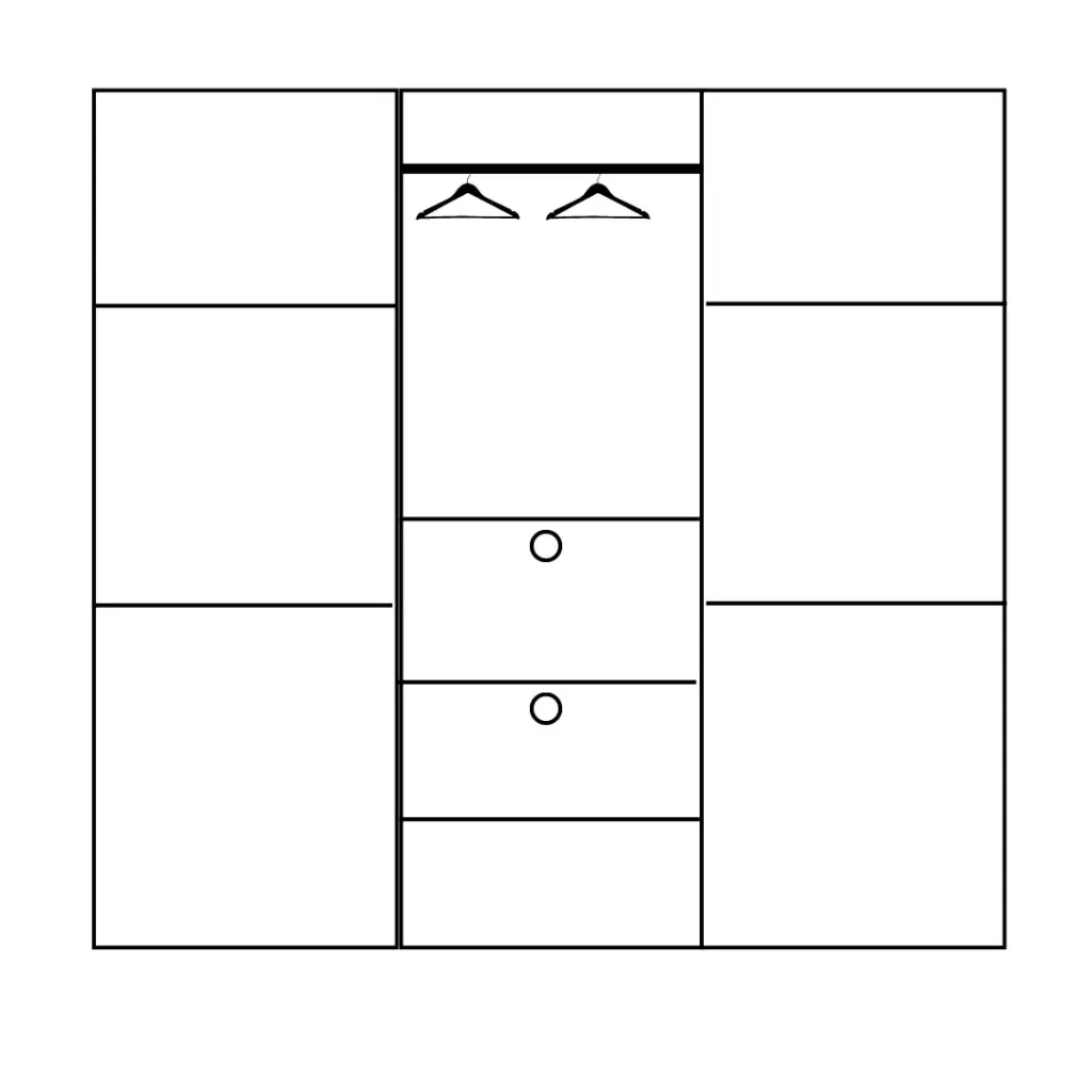 Wardrobe(3 door) - Mini service