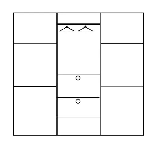 Wardrobe(3 door) - Mini service